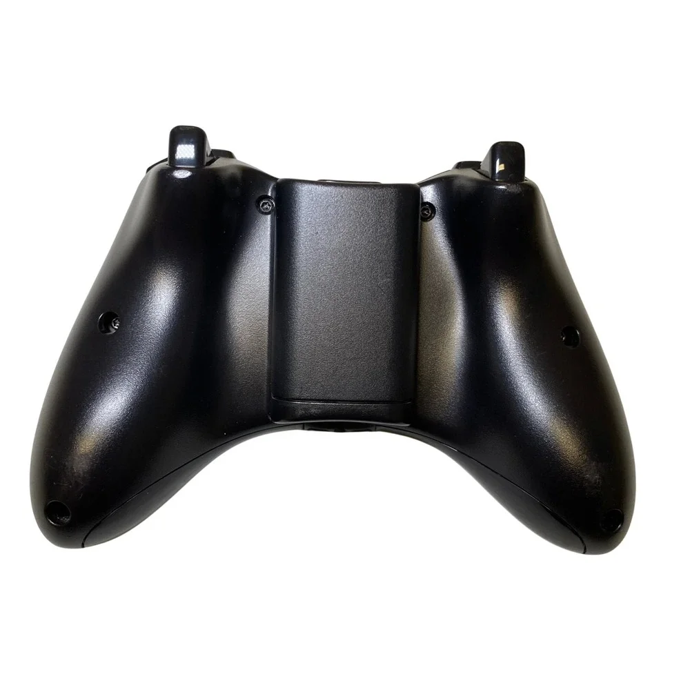 Microsoft Xbox 360 Wireless Controller Black Model 1403 Powers On w/Battery Pack